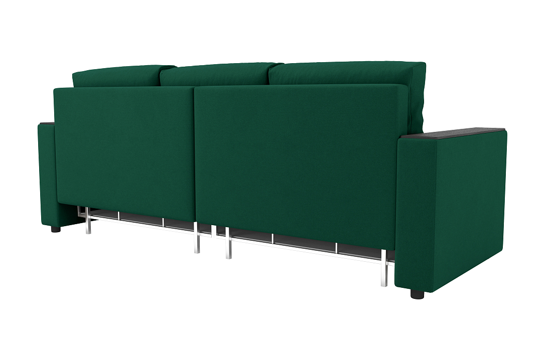 Гермес / Диван - кровать 3-х мест велюр велутто хвойный 33